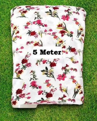 Dwijupal Crepe Floral Print Kurta Fabric