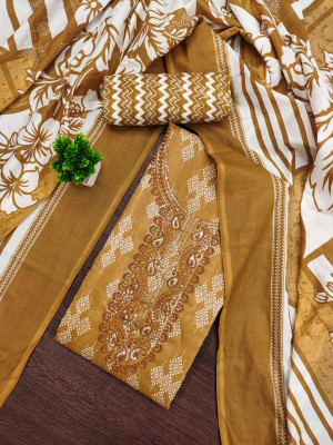 HMP Fashion Cotton Blend Printed Salwar Suit Material