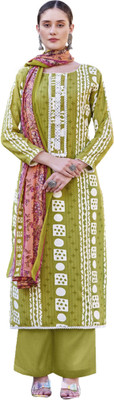 DRAVINAM Trends Viscose Rayon Printed Salwar Suit Material