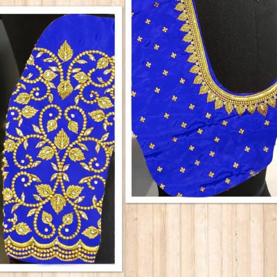 ORIGINEXCLUSIVE Art Silk Embroidered Blouse Material