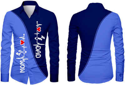 AviraEnterprise Polycotton Printed, Colorblock Shirt Fabric