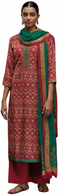 Soul Essence Wool Embroidered Salwar Suit Material