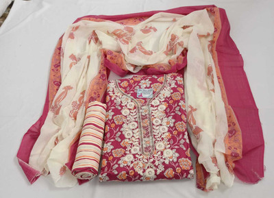 Shree paras creation Pure Cotton Floral Print, Printed Salwar Suit Material