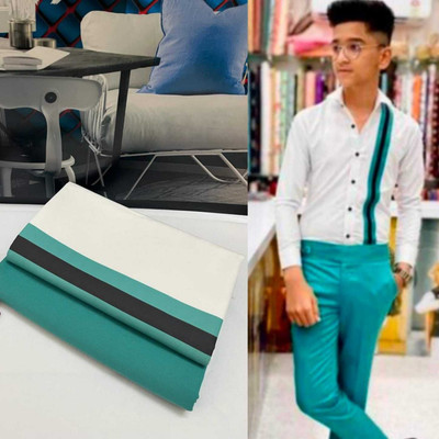GIRIRAJ Cotton Blend Printed Shirt & Trouser Fabric