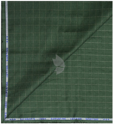 Siyaram's Pure Cotton Solid Shirt Fabric