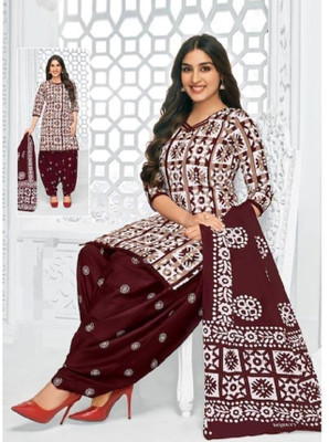 Surat Honeyfashion Crepe Printed Salwar Suit Material