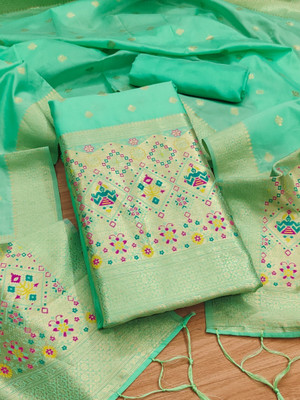 LeeliPeeri Designer Cotton Silk Printed Salwar Suit Material