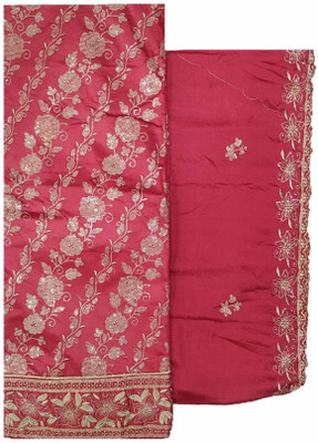 Soul Essence Pure Cotton Embroidered Salwar Suit Material