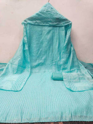 KRUTAGNA CREATION Cotton Blend Self Design Kurta & Churidar Material