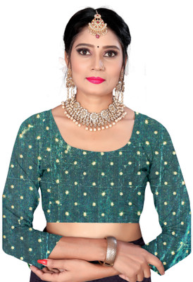 Durga Velvet Embroidered Blouse Material
