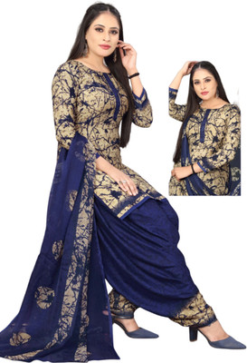 HouseOfCommon Cotton Blend Floral Print Salwar Suit Material