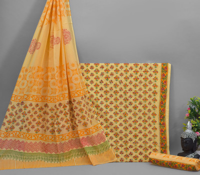NISHIRE Pure Cotton Printed Salwar Suit Material