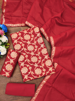 ARISHTA Art Silk Self Design Kurta & Palazzo Material