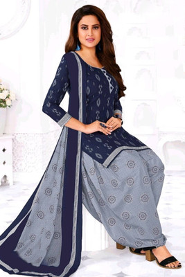 RIGDOM Crepe Printed Salwar Suit Material