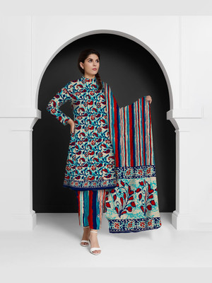 FlexFeb Viscose Rayon Printed Salwar Suit Material