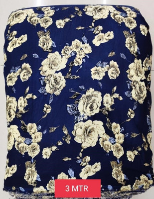 HIGHLANDING Crepe Printed Kurta Fabric