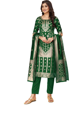 SHREE HARI FAB Art Silk Printed Salwar Suit Material
