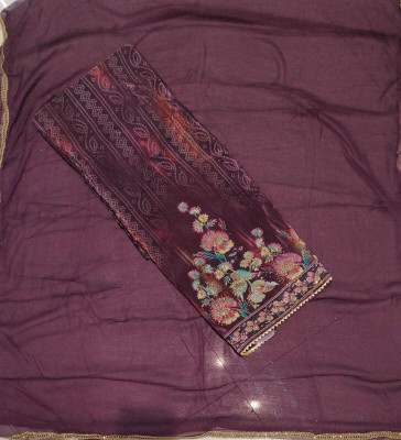 ADAB SAREES Crepe Printed Salwar Suit Material