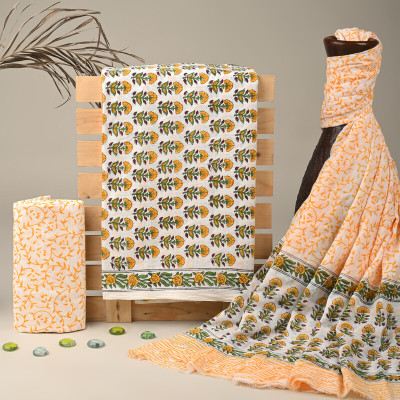 QADRI IMPEX Pure Cotton Printed Salwar Suit Material