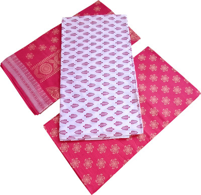 ADHIN Cotton Blend Printed Salwar Suit Material