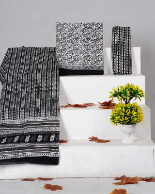 BHARATCLOTHS Cotton Blend Printed Salwar Suit Material