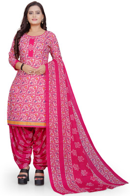 Merira Cotton Blend Printed Salwar Suit Material