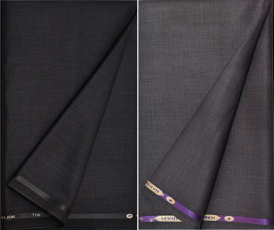 KUNDAN SULZ GWALIOR Cotton Blend Self Design Trouser Fabric
