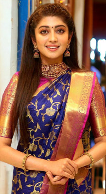 Kanjivaram Jacquard Solid Blouse Material
