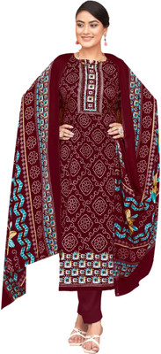 Rosniya Wool Printed Salwar Suit Material