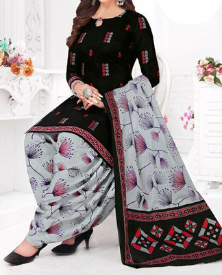 The Jazzbaat Crepe Printed Salwar Suit Material