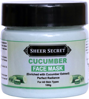 Sheer Secret Cucumber Face Mask 100g - Perfect Radiance Mask, For All Skin Types(100 g)