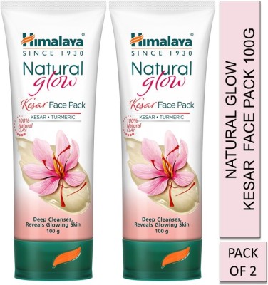 HIMALAYA Natural Glow Kesar Face Pack 100g (Pack of 2)(200 g)