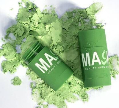 BORCHERON .Green Tea Mask Deep Cleaning Oil Control Moisturizing Hydrating Skin Rotating Cream Mask Stick Mud Clay Mask Best Quality(40 g)