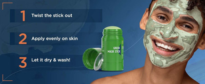 GABBU Green Tea Purifying Clay Stick Mask(40 g)