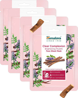 HIMALAYA Clear Complexion Brightening Mulethi face sheet mask (120 g)