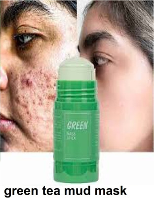 Luipui fabulous green tea face mask mud long lasting pack of 1(40 g)