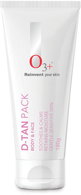 O3+ D-TAN Pack For Instant Tan Removal For all skin Types(180 g)