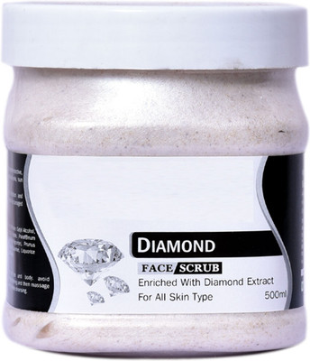 Softiebow Diamond Face Scrub Enriched With Diamond Extract For All Skin Type(500 ml)