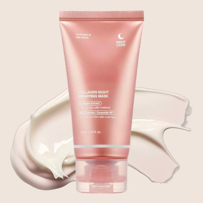 Deeparth MediKub Skin Calming Collagen Night Mask with Wrapping Peel-Off Care(75 ml)