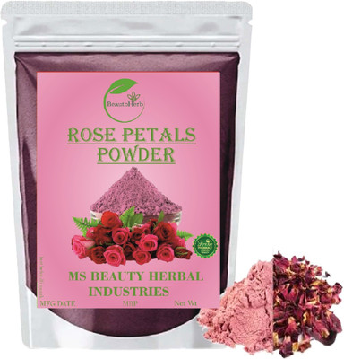 Beautoherb pure Natural Rose Powder for face pack glowing(400 g)