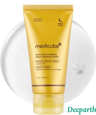 Deeparth Medicube Face Mask – Overnight Peel with Turmeric & Kojic Acid GMP1.034(75 ml)