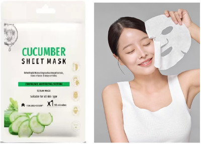 EVERERIN Cucumber Natural serum Sheet Mask(20 g)