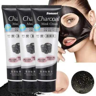 Sonavi Anti Blackhead Remover Charcoal Face Peel Off Mask for Men & Women(180 g)
