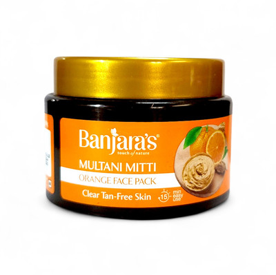 Banjaras Orange Multani Mitti Face Pack(100 g)