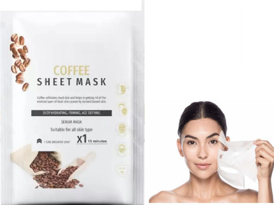 GABBU Facial sheet Mask for Skin Glowing for Women and Men(20 ml)