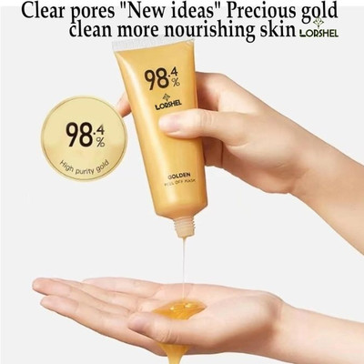 LORSHEL Gold Peel Off Mask Spa-Like Experience at Home(120 ml)