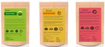 BIndian NeemPowder Kasturi Haldi Hibiscus Powder (50gm)Each(50 g)