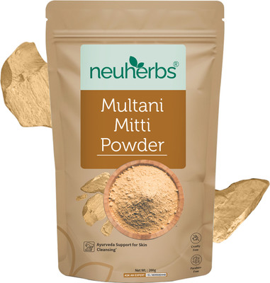 Neuherbs Multani Mitti Powder For Skin Cleansing With No Artificial Colour & Additives(200 g)