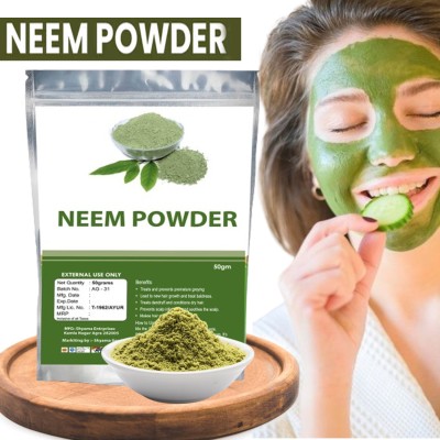 Aktivemusli Neem Powder Ideal for Face Pack (100 Grams), Skin, Hair | Anti-Pimple(100 g)