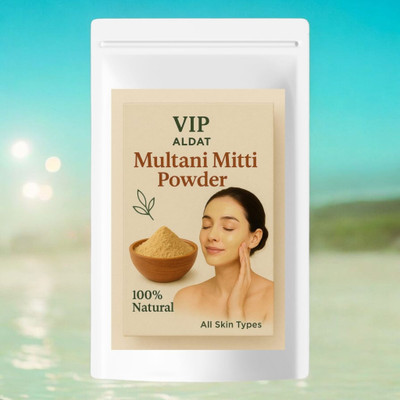 VIP ALDAT Herbal Spa Clay Pack with Multani Mitti, Aloe and Rose Extract for Skin(450 g)